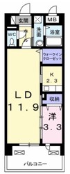 クレセントの物件間取画像